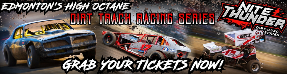 Nite Thunder Dirt Racing Series 2026 Promotional Image