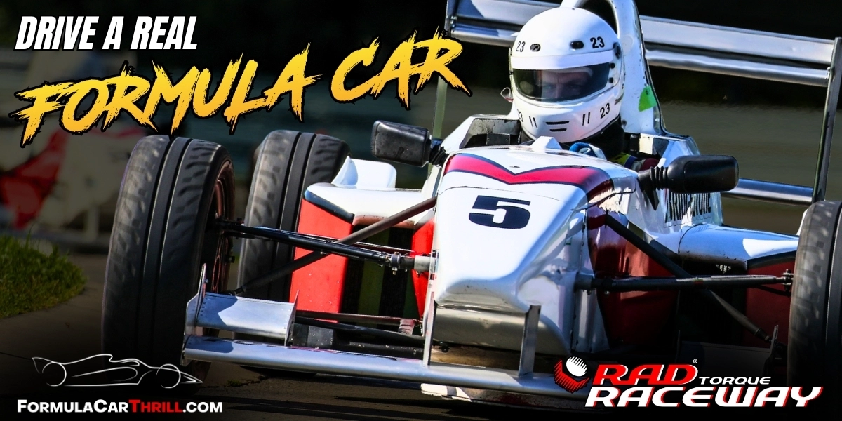 Featured Image for Formula Car Thrill June 26, 2026 Event at RAD Torque Raceway.