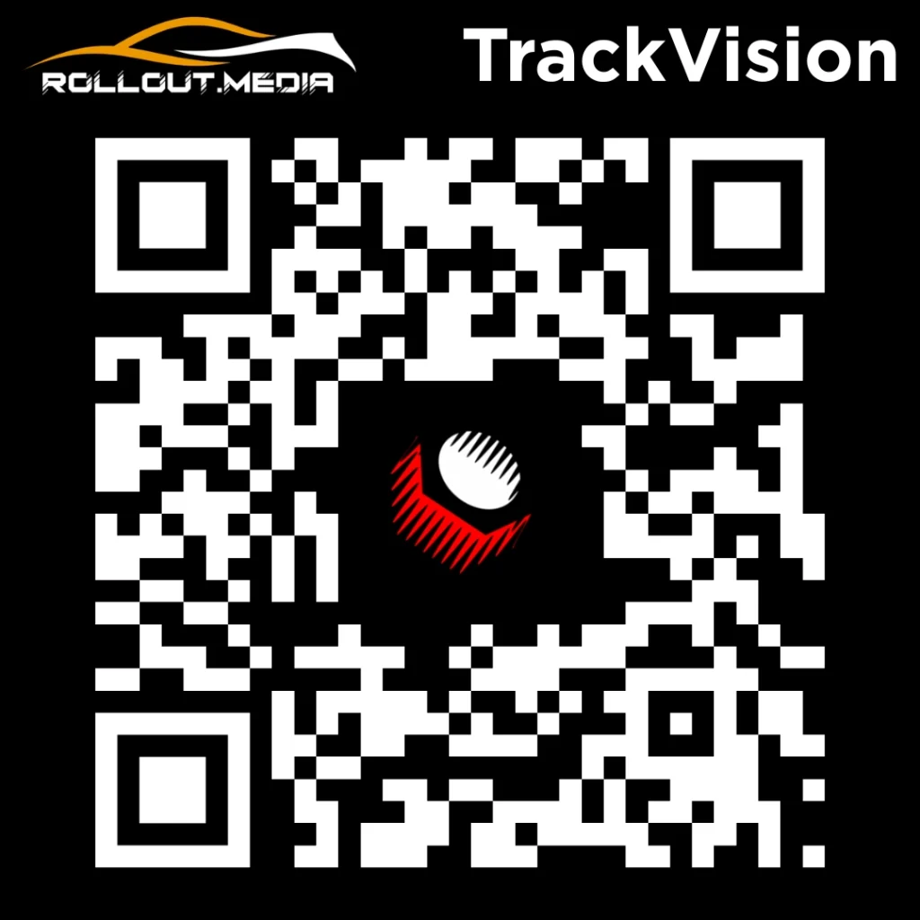 QR Code to get RAD Torque Raceway's Official New Time Slip App: Rollout Media TrackVision