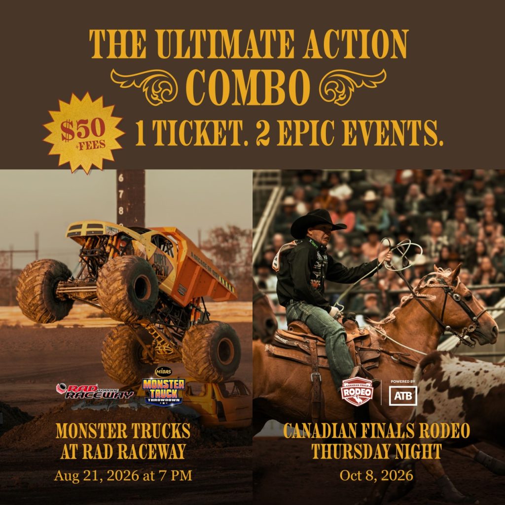 Canadian Finals Rodeo x Midas Monster Truck Throwdown Collaboration 2026 Promo Image
