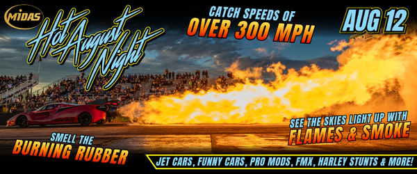 Midas Hot August Night 2026 Promotional Image - Mobile Ad